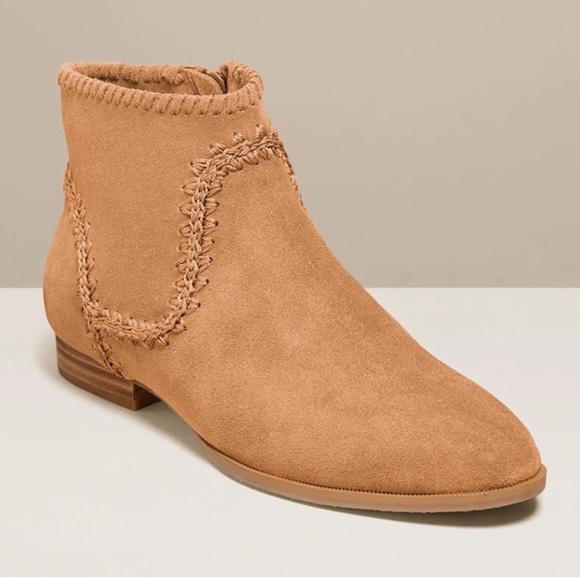 NWT Jack Rogers Gemma Suede Heel Slip On Bootie - Picture 6 of 6